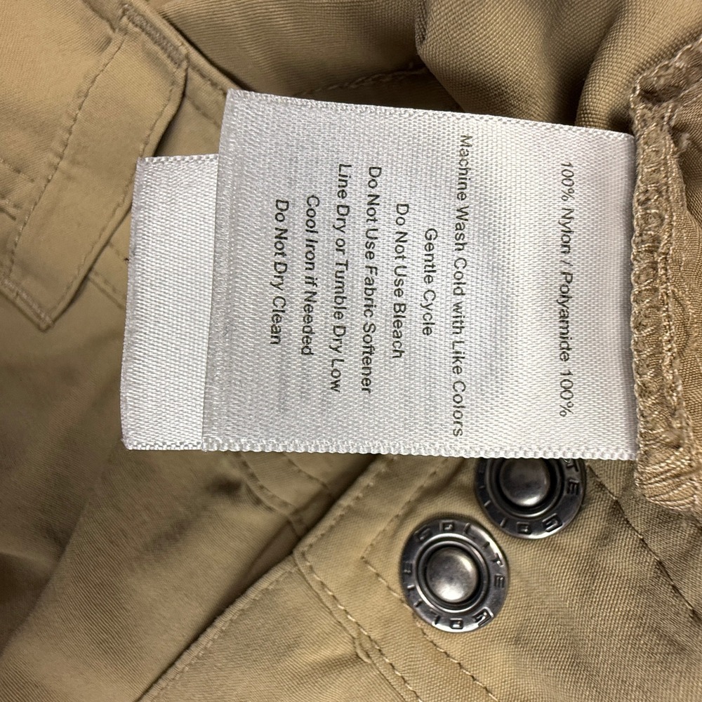 GoLite Womens Size Medium Khaki Tan Hiking Shorts Nylon Cargo Outdoor Trail - Picture 9 of 12